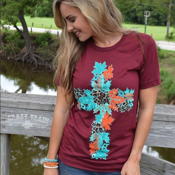 Leaf It To Jesus Tee (multiple color options)