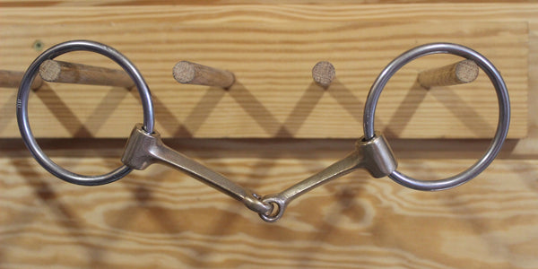 Hansen O-Ring Fishback Snaffle